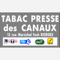 TABAC PRESSE DES CANAUX